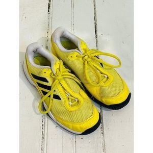 Adidas yellow sneakers for unisex kids/women size 3.5